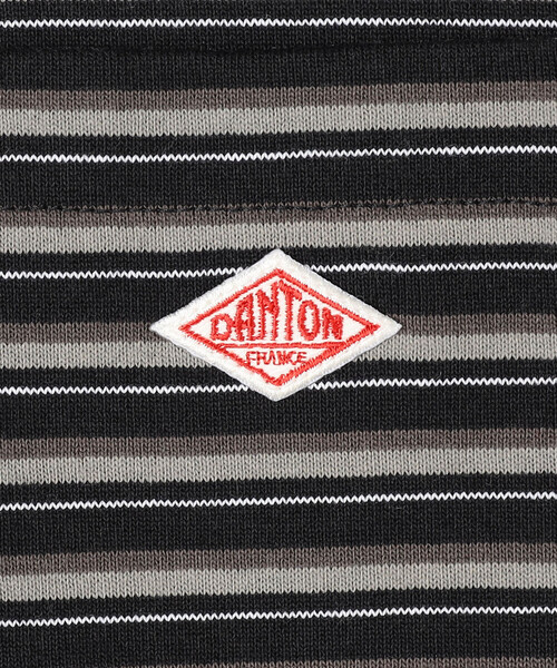 DANTON（ダントン）の「DANTON | クルーネック 半袖ビッグTシャツ STRIPE MEN（Tシャツ/カットソー・メンズ・ブラウン系その他/ブラック系その他・M/L）」の10枚目の写真