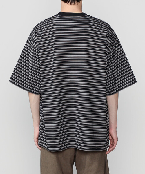 DANTON（ダントン）の「DANTON | クルーネック 半袖ビッグTシャツ STRIPE MEN（Tシャツ/カットソー・メンズ・ブラウン系その他/ブラック系その他・M/L）」の13枚目の写真