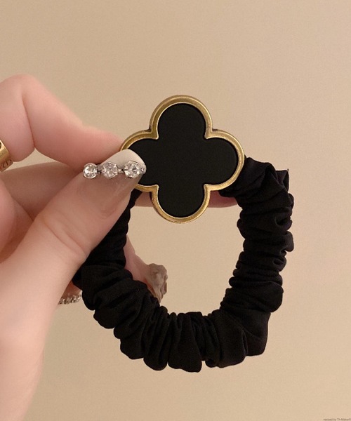 pur chouchou/フラワー モチーフ シュシュ P4443（シュシュ）｜tone