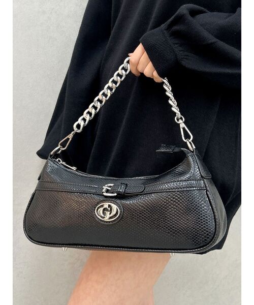 GYDA(ジェイダ)の「ベルトデザインBAG(ハンドバッグ・レディース・オフホワイト/ブラック・FREE)」の2枚目の写真