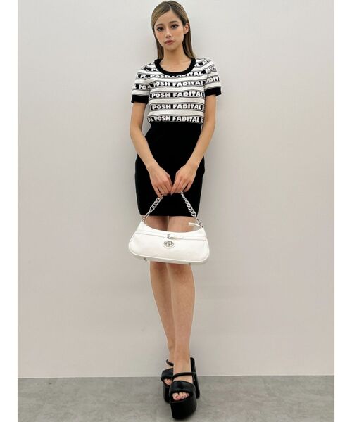 GYDA(ジェイダ)の「ベルトデザインBAG(ハンドバッグ・レディース・オフホワイト/ブラック・FREE)」の9枚目の写真