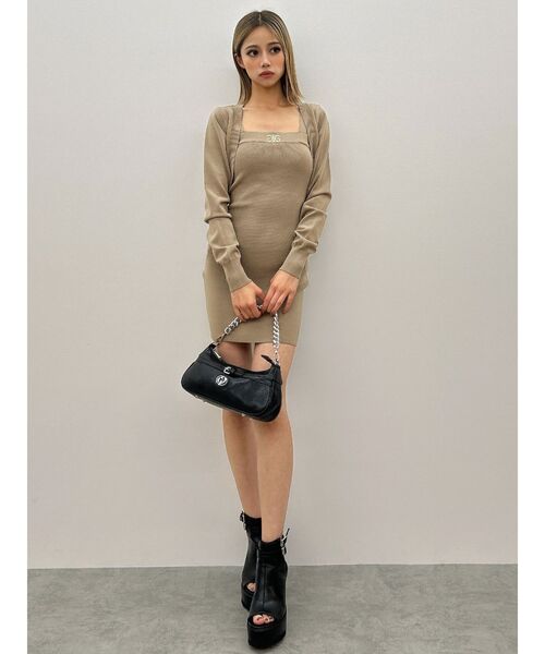 GYDA(ジェイダ)の「ベルトデザインBAG(ハンドバッグ・レディース・オフホワイト/ブラック・FREE)」の11枚目の写真