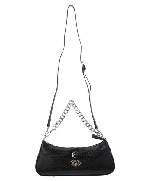 GYDA(ジェイダ)の「ベルトデザインBAG(ハンドバッグ・レディース・オフホワイト/ブラック・FREE)」の4枚目の写真