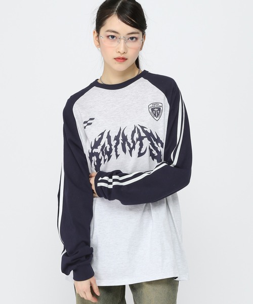 セール】【UNISEX】SAINTPAIN／METALラグランロングスリーブT（T