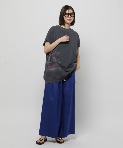 niko and...(ニコアンド)の「DRYイージーワイドパンツ(その他パンツ・レディース・カーキ/ブルー/チャコール/ライトグレー・MEDIUM/LARGE)」の17枚目の写真