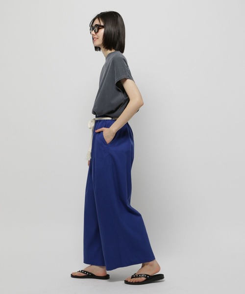 niko and...(ニコアンド)の「DRYイージーワイドパンツ(その他パンツ・レディース・カーキ/ブルー/チャコール/ライトグレー・MEDIUM/LARGE)」の19枚目の写真