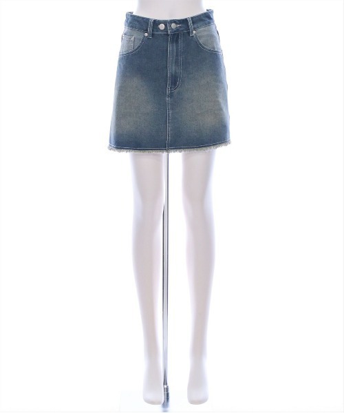 clear（クリア）の「台形デニムミニスカート［大人カジュアル 着回し抜群］≪SS新作≫（デニムスカート・レディース・ライトブルー/ブルー・S/M）」の17枚目の写真
