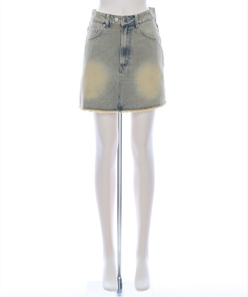 clear（クリア）の「台形デニムミニスカート［大人カジュアル 着回し抜群］≪SS新作≫（デニムスカート・レディース・ライトブルー/ブルー・S/M）」の18枚目の写真