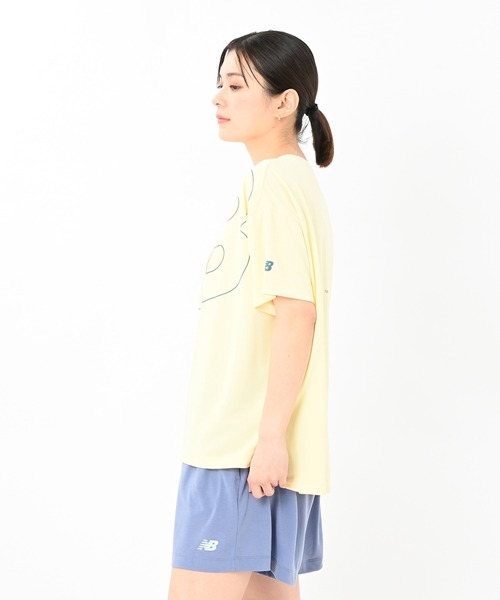 NEW BALANCE(ニューバランス)の「パフォーマンスファンクションTシャツ(Tシャツ/カットソー・レディース・ライトグリーン/ライトイエロー/ブラック/ライトブルー・SMALL/MEDIUM/LARGE/X-LARGE)」の6枚目の写真