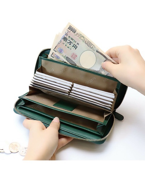 BARCOS/バルコス】GLウォレット 蛇腹式長財布＜リトルノ ラウンド