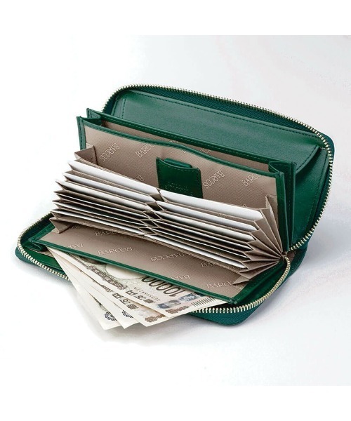 BARCOS（バルコス）の「【BARCOS/バルコス】GLウォレット 蛇腹式長財布＜リトルノ ラウンド＞（財布・レディース・イエロー/グリーン/ブラック・ONE SIZE）」の9枚目の写真