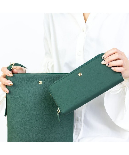 BARCOS（バルコス）の「【BARCOS/バルコス】GLウォレット 蛇腹式長財布＜リトルノ ラウンド＞（財布・レディース・イエロー/グリーン/ブラック・ONE SIZE）」の10枚目の写真