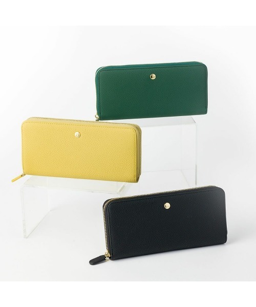 BARCOS（バルコス）の「【BARCOS/バルコス】GLウォレット 蛇腹式長財布＜リトルノ ラウンド＞（財布・レディース・イエロー/グリーン/ブラック・ONE SIZE）」の11枚目の写真