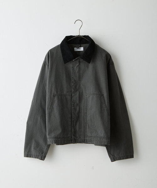 WHIMSIC(ウィムジック)の「【UNISEX】トラディショナルジャケット(ブルゾン・メンズ・ベージュ/チャコールグレー・FREE)」の9枚目の写真