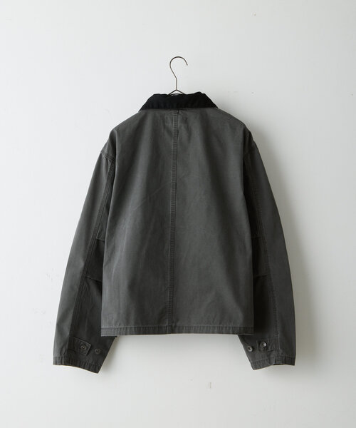 WHIMSIC(ウィムジック)の「【UNISEX】トラディショナルジャケット(ブルゾン・メンズ・ベージュ/チャコールグレー・FREE)」の10枚目の写真