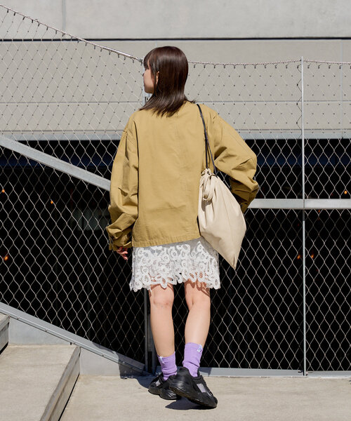 WHIMSIC(ウィムジック)の「【UNISEX】トラディショナルジャケット(ブルゾン・メンズ・ベージュ/チャコールグレー・FREE)」の19枚目の写真