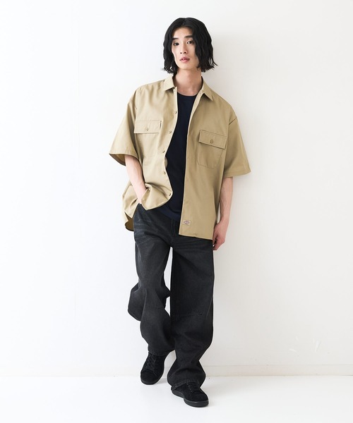 セール】【DICKIES/ディッキーズ】ライトTCツイルワークシャツ