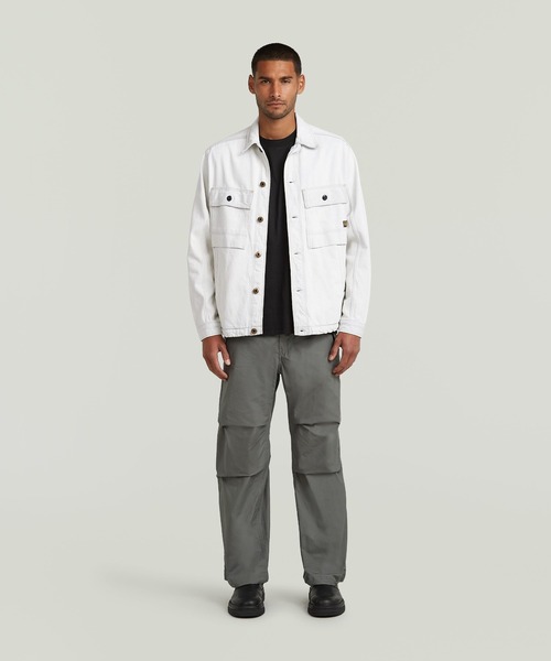 G-STAR(ジースター)の「BALLOON SHELL CARGO/立体裁断ライトウェイトバルーンワイドルーズカーゴパンツ(カーゴパンツ・メンズ・グレー・29/30/30/30/31/30/32/30/28/30/33/30/34/30/36/30)」の3枚目の写真