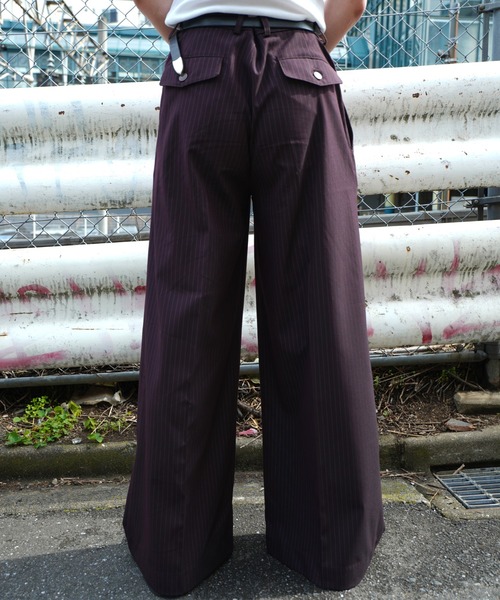 ウエスタンストライプバギースラックス（スラックス）｜Noen