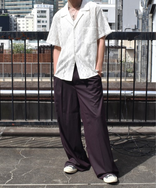 Ballsybrothers ウエスタンバギーストライプスラックス ウェスタンバギーストライプスラックス – YZ