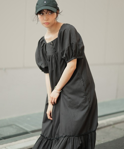 2way Cotton Dress／2wayコットンワンピース