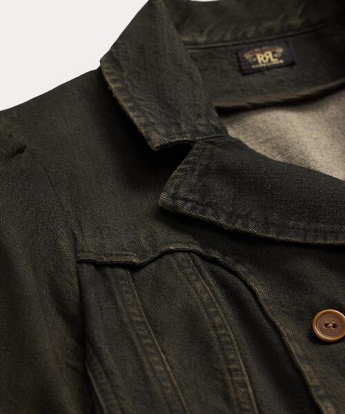 RRL(ダブル アール エル)の「ダブルブレステッド ブラック デニム ジャケット(デニムジャケット・レディース・ブラック系1・1/2/3/4/5)」の10枚目の写真