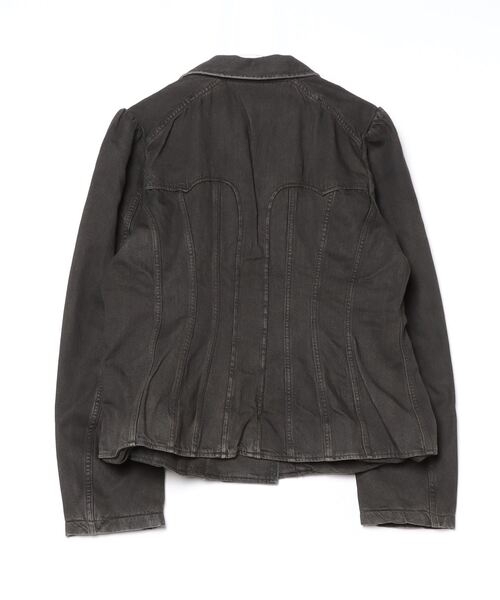 RRL(ダブル アール エル)の「ダブルブレステッド ブラック デニム ジャケット(デニムジャケット・レディース・ブラック系1・1/2/3/4/5)」の7枚目の写真