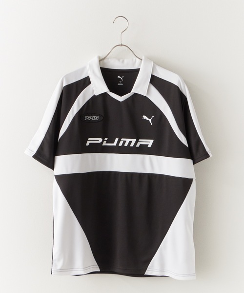 PUMA（プーマ）の「PUMA/プーマ FOOTBALL シャツ（Tシャツ/カットソー・メンズ・ブラック/ホワイト・L/XL/M）」の2枚目の写真