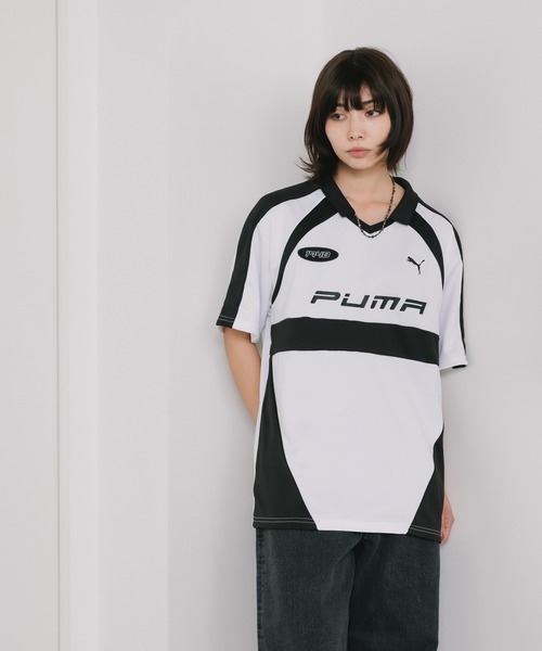 PUMA（プーマ）の「PUMA/プーマ FOOTBALL シャツ（Tシャツ/カットソー・メンズ・ブラック/ホワイト・L/XL/M）」の20枚目の写真
