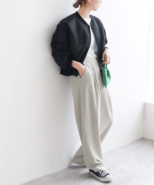 reca（レカ）の「ダンボールシアーMA-1（MA-1・レディース・ブラック/ホワイト/カーキ/モカ・M）」の5枚目の写真