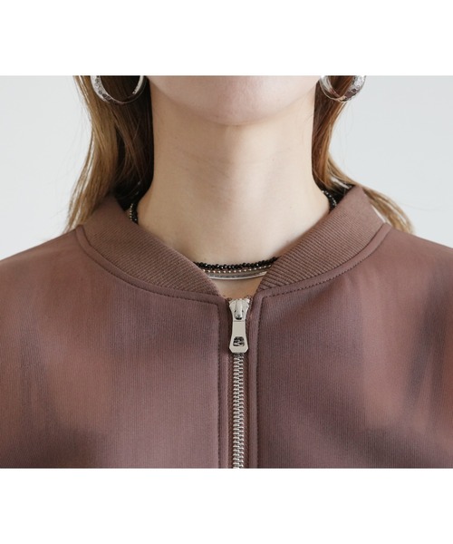 reca（レカ）の「ダンボールシアーMA-1（MA-1・レディース・ブラック/ホワイト/カーキ/モカ・M）」の20枚目の写真