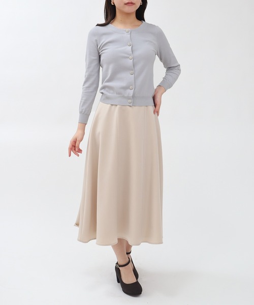 ASTORIA ODIER（アストリアオディール）の「(冷房対策) ジュエリーボタンカーディガン（カーディガン/ボレロ・レディース・ネイビー/ホワイト/ライトグレー/ピンク・SMALL/MEDIUM/LARGE）」の10枚目の写真