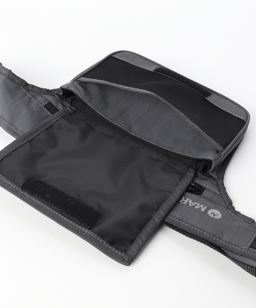 MARMOT CAPITAL（マーモットキャピタル）の「【MARMOT CAPITAL / マーモット キャピタル】 WAIST BAG 25SSG- 02（ショルダーバッグ・メンズ・チャコールグレー/ライトブルー/グリーン系その他・FREE）」の9枚目の写真