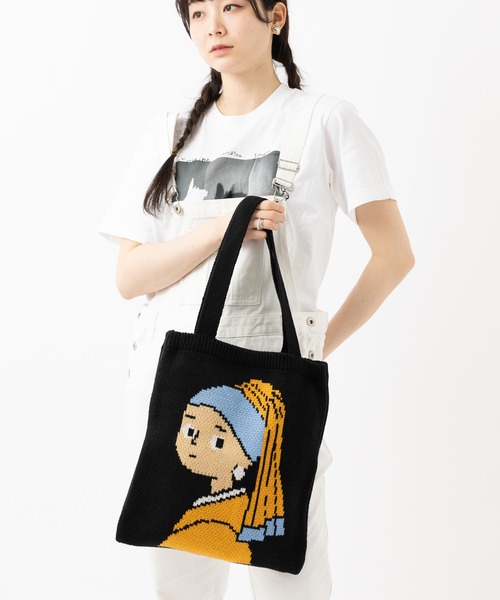 emonique(エモニーク)の「ニットトートバッグ 45x30cm(トートバッグ・レディース・その他6/その他4/その他7/その他9/その他12/その他1/その他2/その他3/その他5/その他11/その他8/その他10/その他13・FREE)」の5枚目の写真