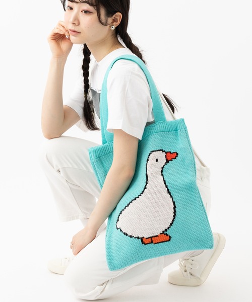 emonique(エモニーク)の「ニットトートバッグ 45x30cm(トートバッグ・レディース・その他6/その他4/その他7/その他9/その他12/その他1/その他2/その他3/その他5/その他11/その他8/その他10/その他13・FREE)」の6枚目の写真