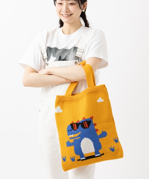 emonique(エモニーク)の「ニットトートバッグ 45x30cm(トートバッグ・レディース・その他6/その他4/その他7/その他9/その他12/その他1/その他2/その他3/その他5/その他11/その他8/その他10/その他13・FREE)」の10枚目の写真