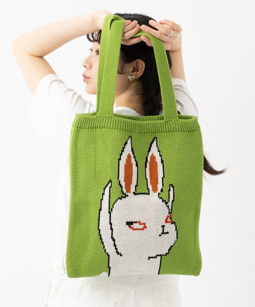 emonique(エモニーク)の「ニットトートバッグ 45x30cm(トートバッグ・レディース・その他6/その他4/その他7/その他9/その他12/その他1/その他2/その他3/その他5/その他11/その他8/その他10/その他13・FREE)」の11枚目の写真
