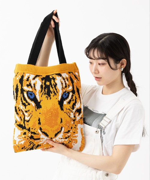 emonique(エモニーク)の「ニットトートバッグ 45x30cm(トートバッグ・レディース・その他6/その他4/その他7/その他9/その他12/その他1/その他2/その他3/その他5/その他11/その他8/その他10/その他13・FREE)」の13枚目の写真