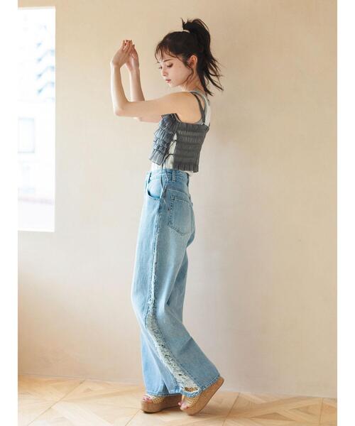 so4u(ソーフォーユー)の「フリルビスチェ(シャツ/ブラウス・レディース・グレー/ピンク・F)」の20枚目の写真