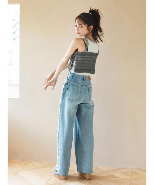 so4u(ソーフォーユー)の「フリルビスチェ(シャツ/ブラウス・レディース・グレー/ピンク・F)」の21枚目の写真