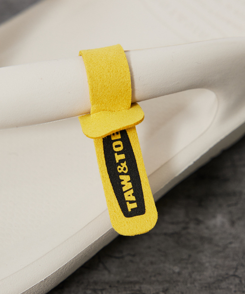 TAW&TOE（トーアンドトー）の「【TAW&TOE/トーアンドトー】FlipFlopOG/サンダル/韓国/リカバリーサンダル【WEB限定】（サンダル・レディース・ブラック/オフホワイト・24/23/22/25）」の9枚目の写真