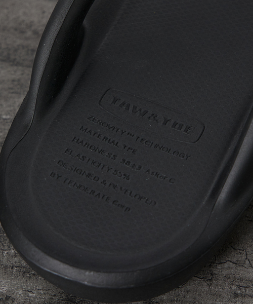 TAW&TOE（トーアンドトー）の「【TAW&TOE/トーアンドトー】FlipFlopOG/サンダル/韓国/リカバリーサンダル【WEB限定】（サンダル・レディース・ブラック/オフホワイト・24/23/22/25）」の14枚目の写真