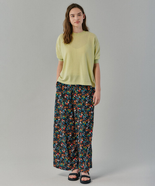 MEYAME |〈別注〉コットンニット半袖Tシャツ WOMEN（ニット