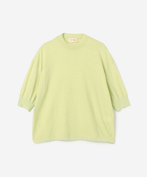 MEYAME |〈別注〉コットンニット半袖Tシャツ WOMEN（ニット