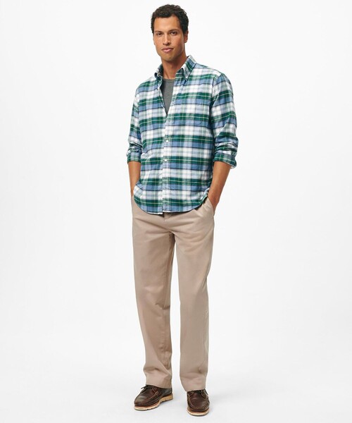 BROOKS BROTHERS(ブルックスブラザーズ)の「コットン プレーンフロント チノパンツ(チノパンツ・メンズ・オリーブ/ベージュ/ネイビー・31inch/32inch/33inch/34inch/36inch/38inch/30inch/35inch)」の17枚目の写真