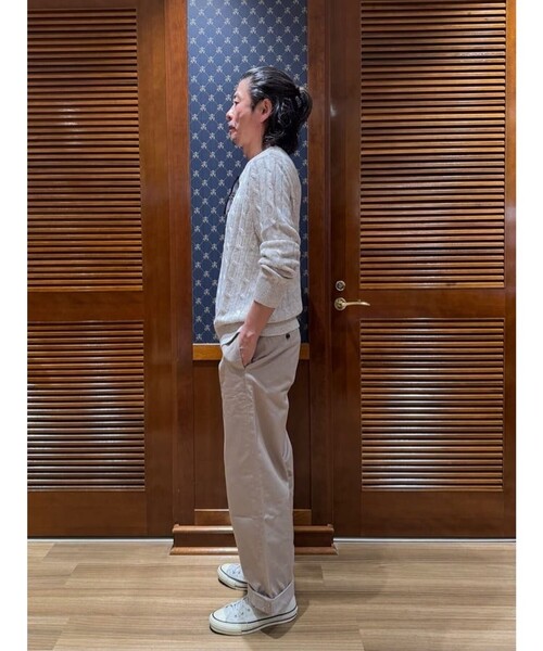 BROOKS BROTHERS(ブルックスブラザーズ)の「コットン プレーンフロント チノパンツ(チノパンツ・メンズ・オリーブ/ベージュ/ネイビー・31inch/32inch/33inch/34inch/36inch/38inch/30inch/35inch)」の7枚目の写真