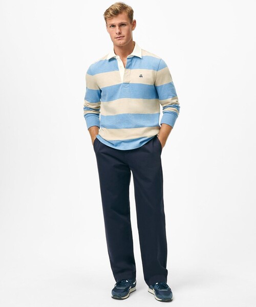 BROOKS BROTHERS(ブルックスブラザーズ)の「コットン プレーンフロント チノパンツ(チノパンツ・メンズ・オリーブ/ベージュ/ネイビー・31inch/32inch/33inch/34inch/36inch/38inch/30inch/35inch)」の6枚目の写真