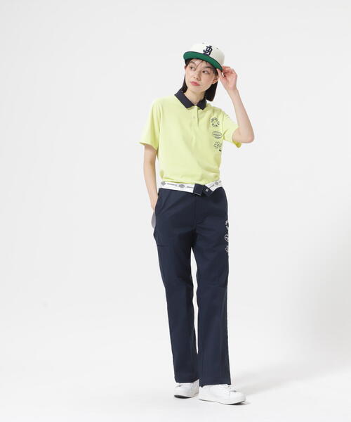 JACK BUNNY!! - coco 中古 ジャックバニー Jack Bunny!! メンズ 半袖ポロシャツ 4(M) 青  ブルー 美品2023モデル Jack Bunny!!】【Dickies】PEカノコ半袖ポロシャツ（ポロシャツ
