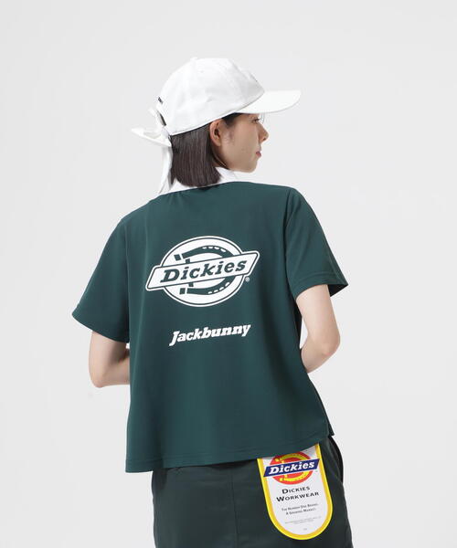 Jack Bunny!!（ジャックバニー）の「【Jack Bunny!!】【Dickies】PEカノコ半袖ポロシャツ（ポロシャツ・レディース・グリーン/ホワイト/イエロー・LARGE/MEDIUM/SMALL）」の10枚目の写真