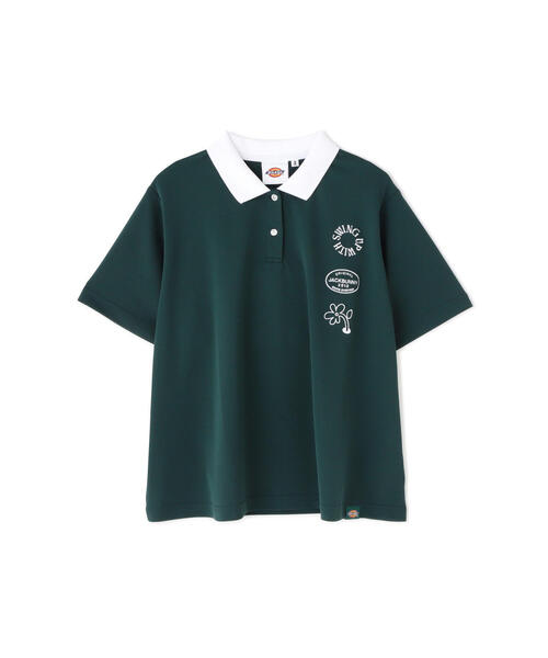 Jack Bunny!!（ジャックバニー）の「【Jack Bunny!!】【Dickies】PEカノコ半袖ポロシャツ（ポロシャツ・レディース・グリーン/ホワイト/イエロー・LARGE/MEDIUM/SMALL）」の20枚目の写真